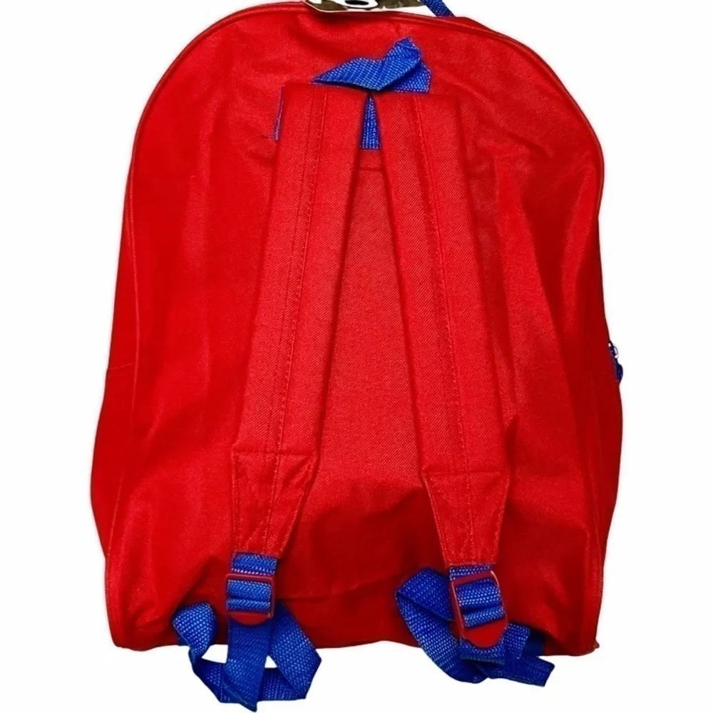 B-wap Boys Girls 16” Superhero Red Classic Backpack Pockets Adjust. Straps NEW